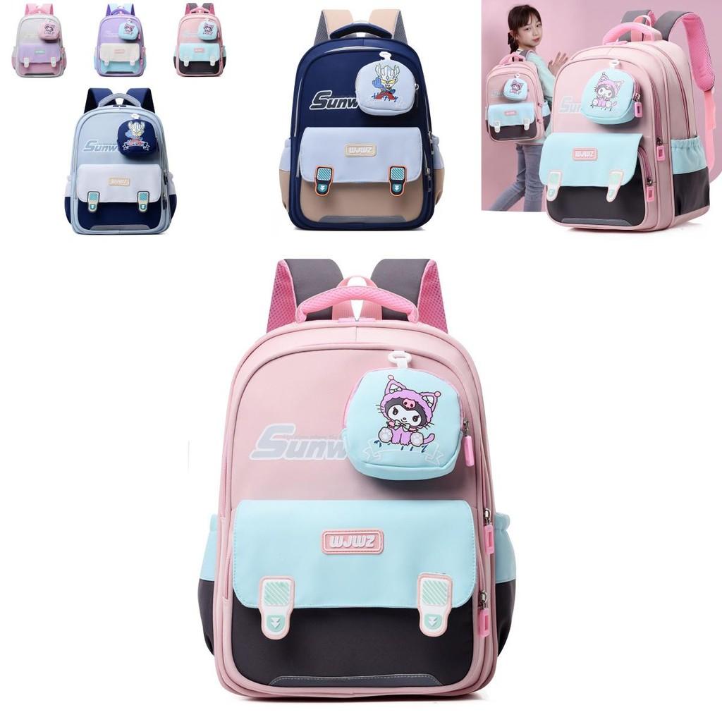 Adorable Kids Backpack Large Capacity Durable Cartoon School Bag For Boys And Girls