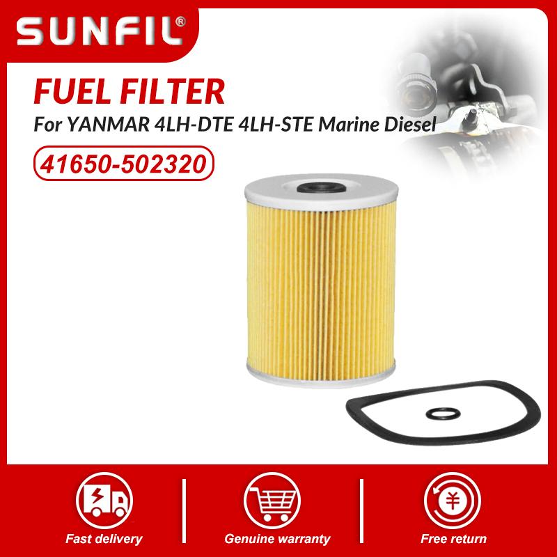 Fuel Filter 41650-502320 41650-550800 for YANMAR 4LH-DTE 4LH-STE Marine Diesel