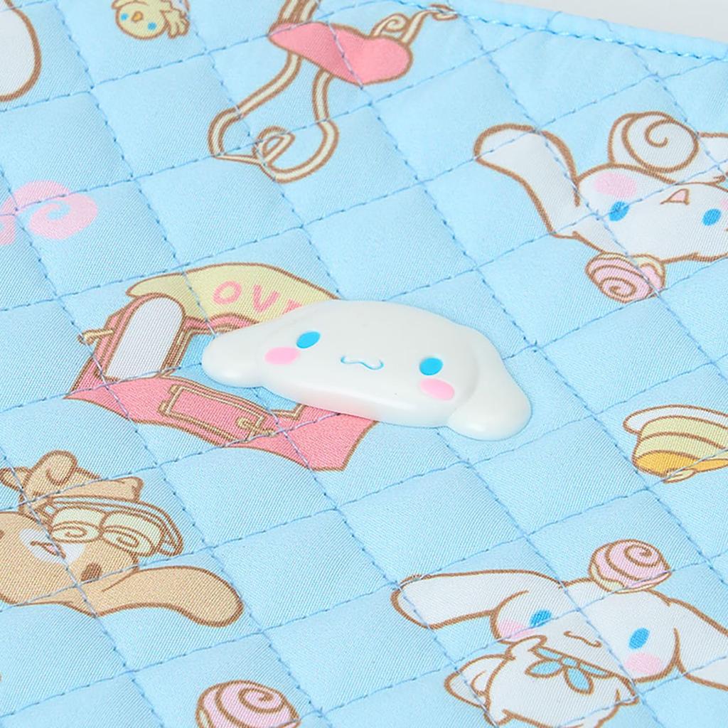 Sanrio Cinnamoroll Tote Bag No and ABS A4 Size Storage Ages 3 and Up (Minna Quilt) - Polyester, Cotton, - - (Product Code 625396)