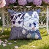 Cartoon F-Furry F-fandom Cushion Cover Home & Car Dual-Scene Pillow Cover: Reversible for Premium Comfort