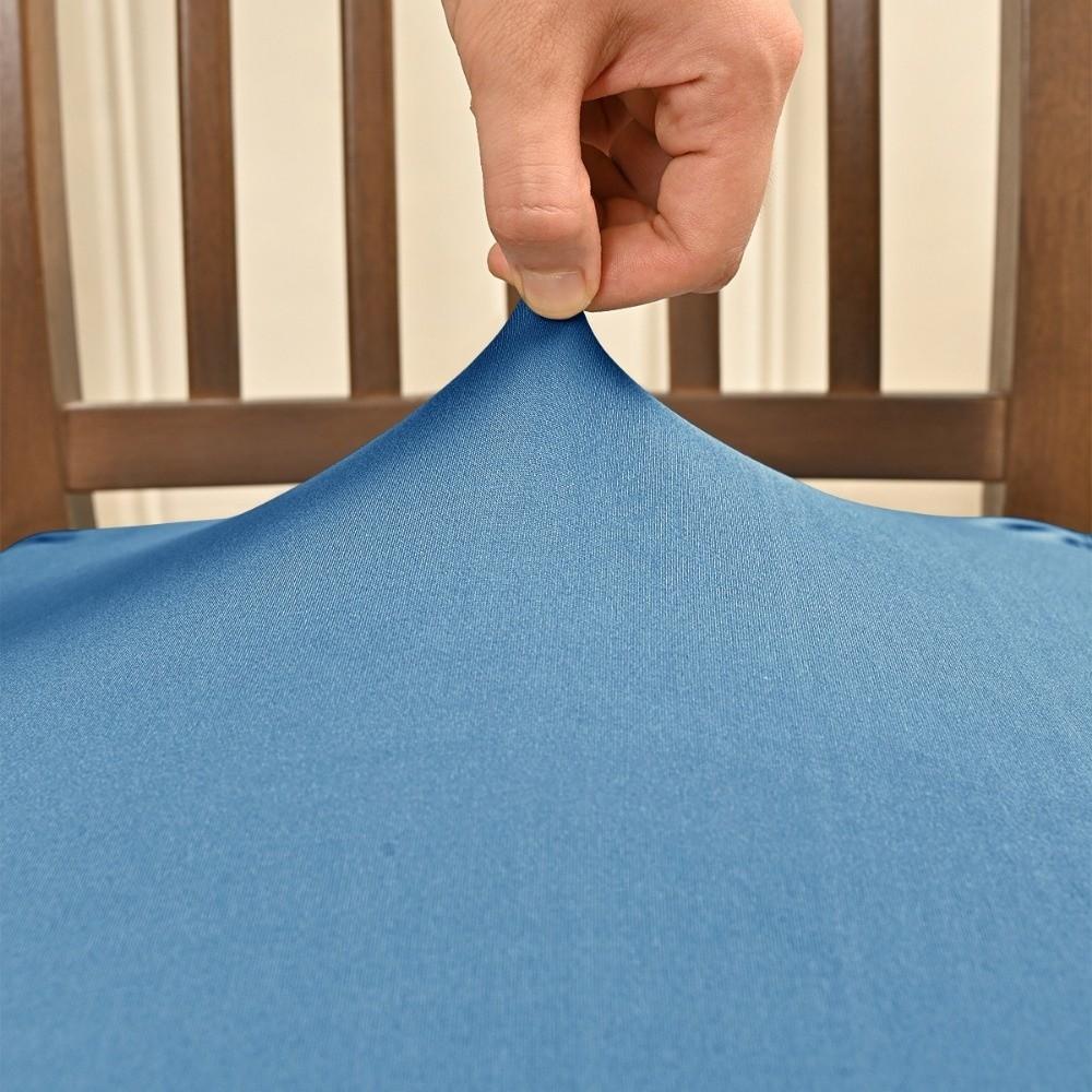 Anti-slip Chair Cushion Cover Elastic Breathable Dining Chair Cover Water-resistant Soft Chair Slipcover For Office Home Seats