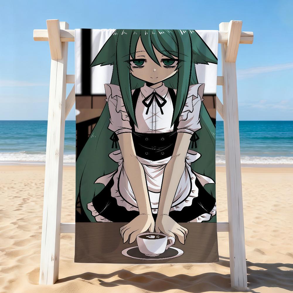 The S-Song of S-Saya Anime Towel Drying Bath Towel Applicable To Light Swimming Camping Yoga Beach Out