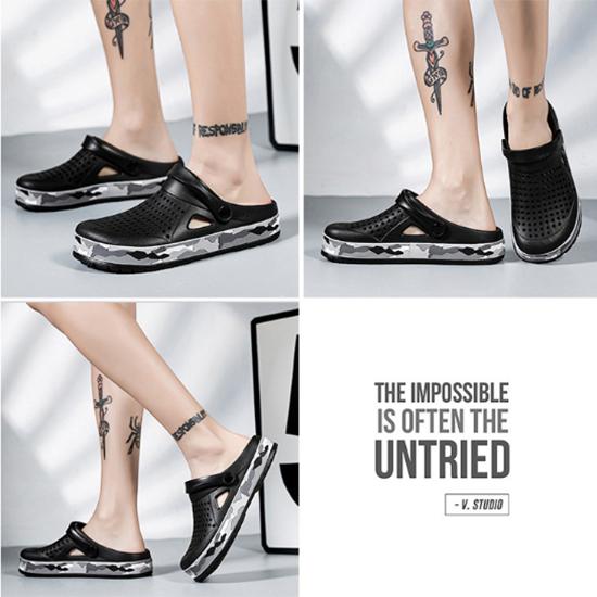 One Shoe Two Wears, Seaside Breathable Fashion Beach Shoes, Summer Men's Sandals, Wear Resistant, Non Slip, Soft Soles