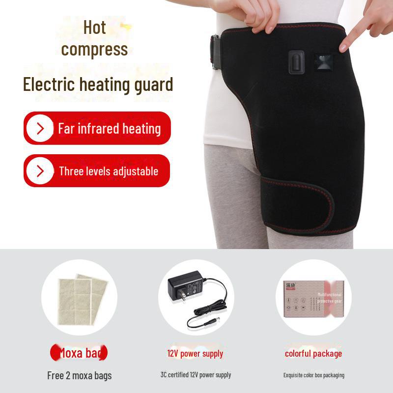 Electric Hip Rehabilitation Belt with Moxibustion and Heating Massage for Postoperative Therapy
