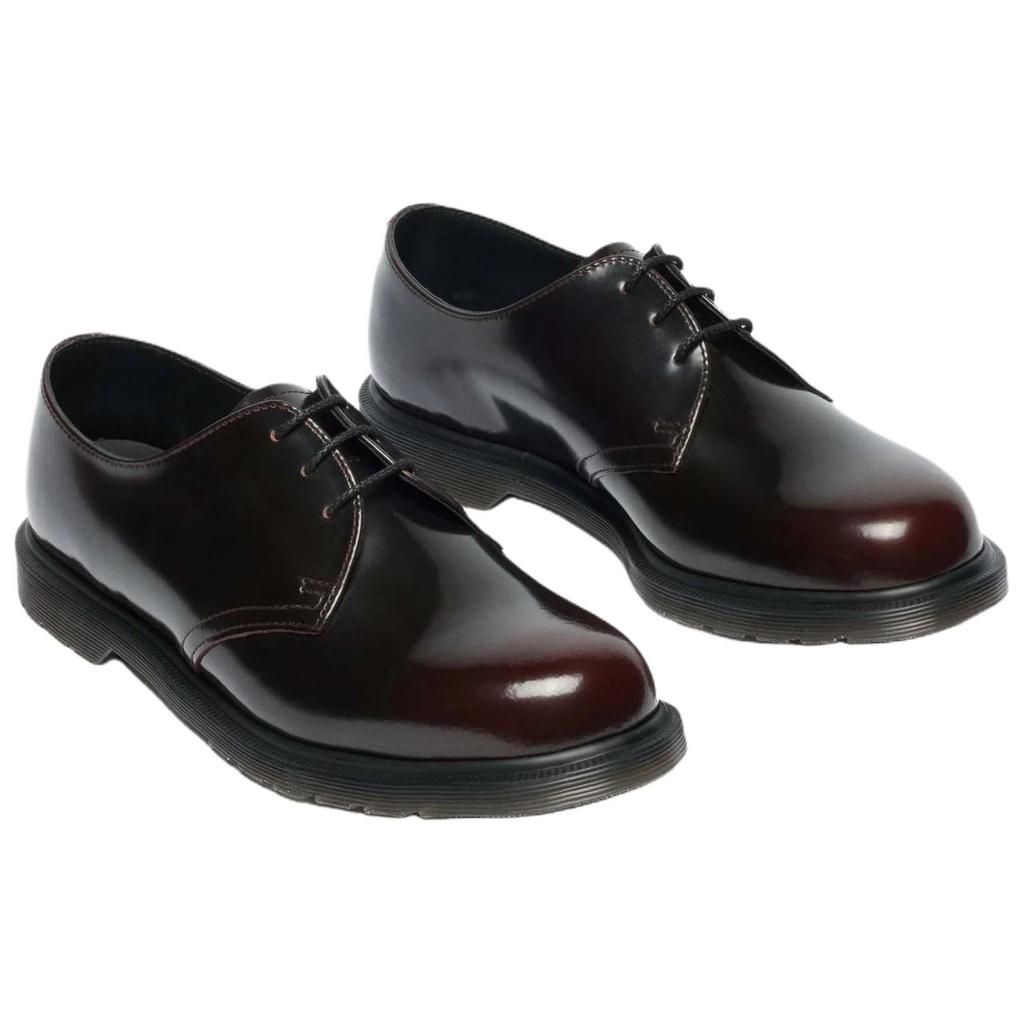 Dr. Martens Mayfare Leather Versatile Comfortable Dress Shoes Unisex Dress Shoes Cherry-Red 42864600