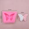 Flower Butterfly 3D Flying Butterfly Silicone Mold Cake Decoration Mold Flip Sugar Gypsum Dropping Glue DIY Decoration Mold