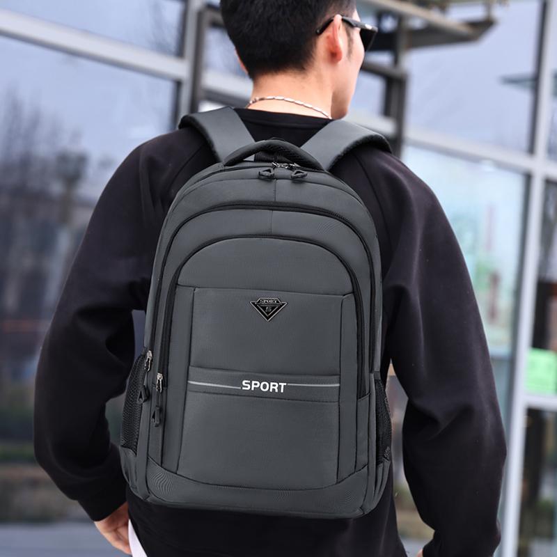 Casual Laptop Backpack with Large Compartment –  School Bag for Men Women, Ideal for Campus and Travel