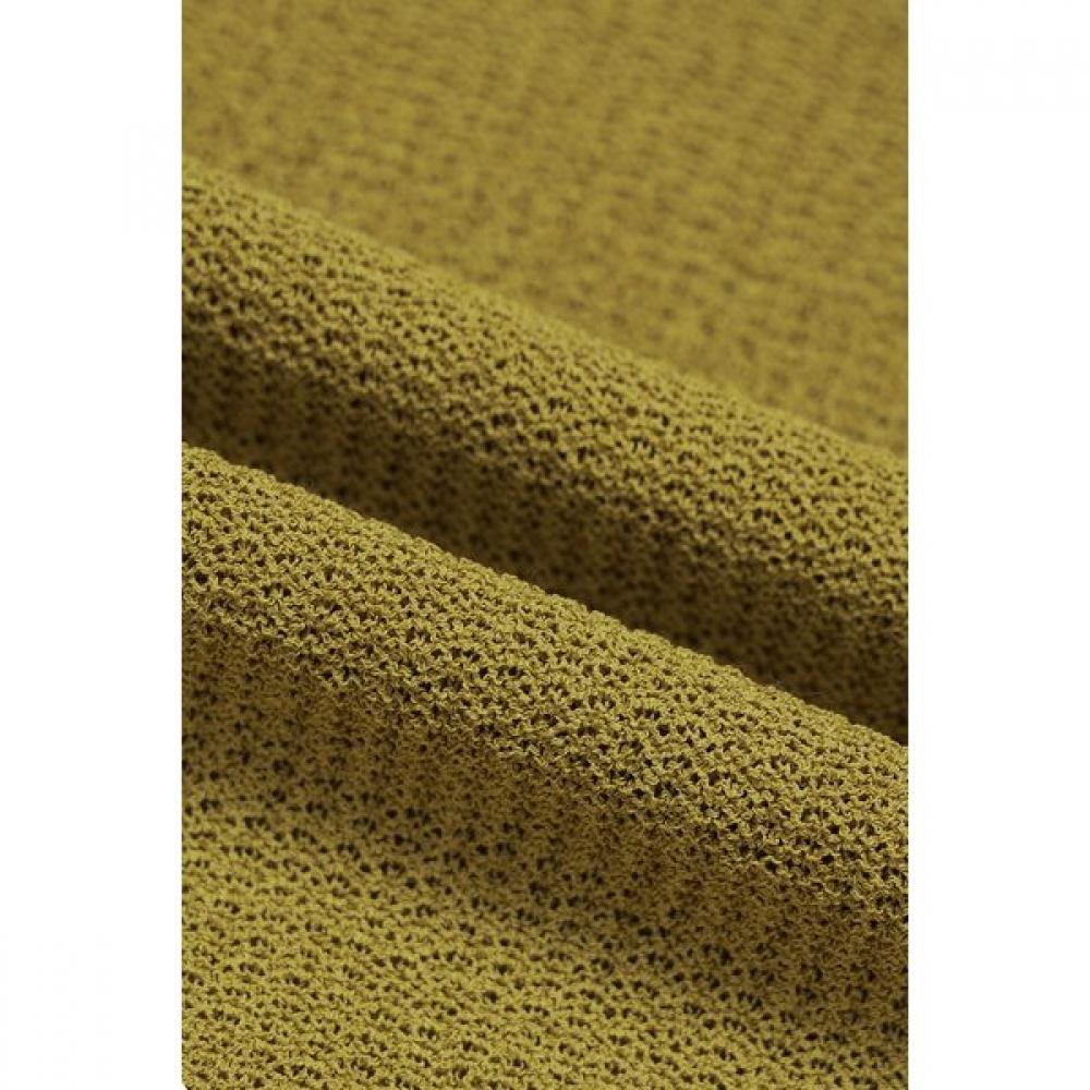 Series Ice Cotton 3 Button Half Sleeve Polo Sweater Sawam25502mux