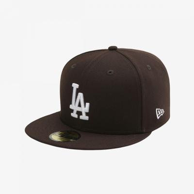 New Era La Dodgers Fitted Cap Basic Burnt Wood