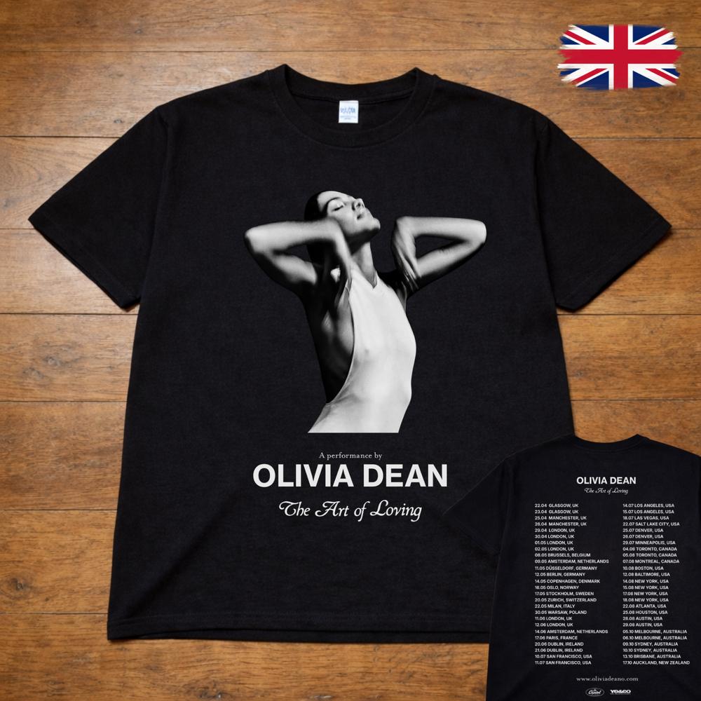 Olivia Dean The Art of Loving Tour TShirt Tour Dates Adults Kids 2XL