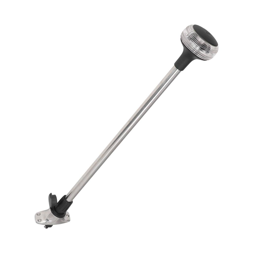 24in Telescoping Anchor Light All Round LED Stern Light 2 Pin Pole IP66 Waterproof DC12V 24V 5W