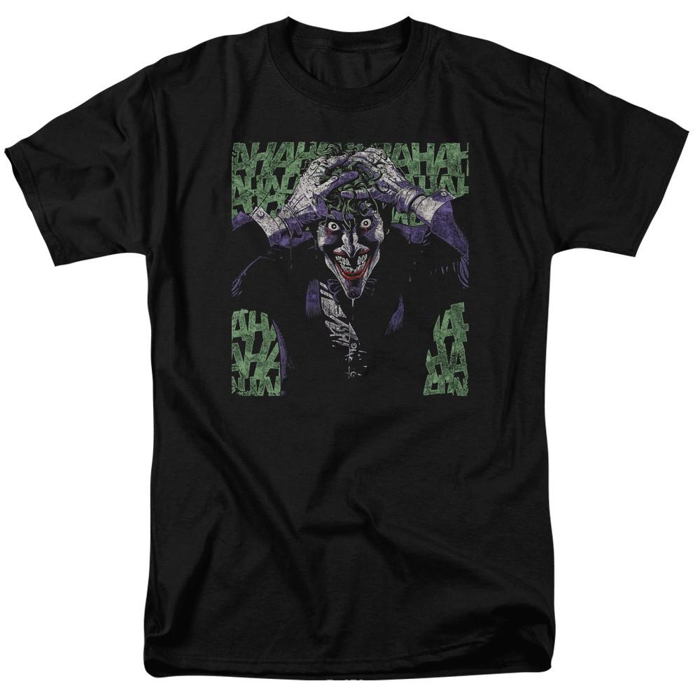DC Comics - Batman - Insanity - Adult Unisex Short Sleeve T-Shirt - Black