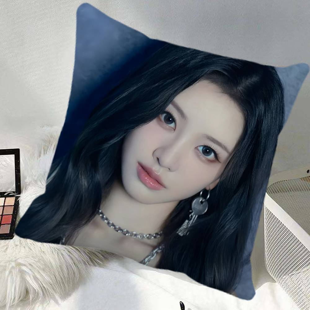 Qiana Kpop Pillow Case Square Pillow Bedroom Sofa Leisure Comfort Cushion Car Home Decoration