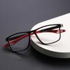 9 Piece Simple and Lightweight Rectangular Reading Glasses Colorful Non-Slip Legs  Unisex Discount Set