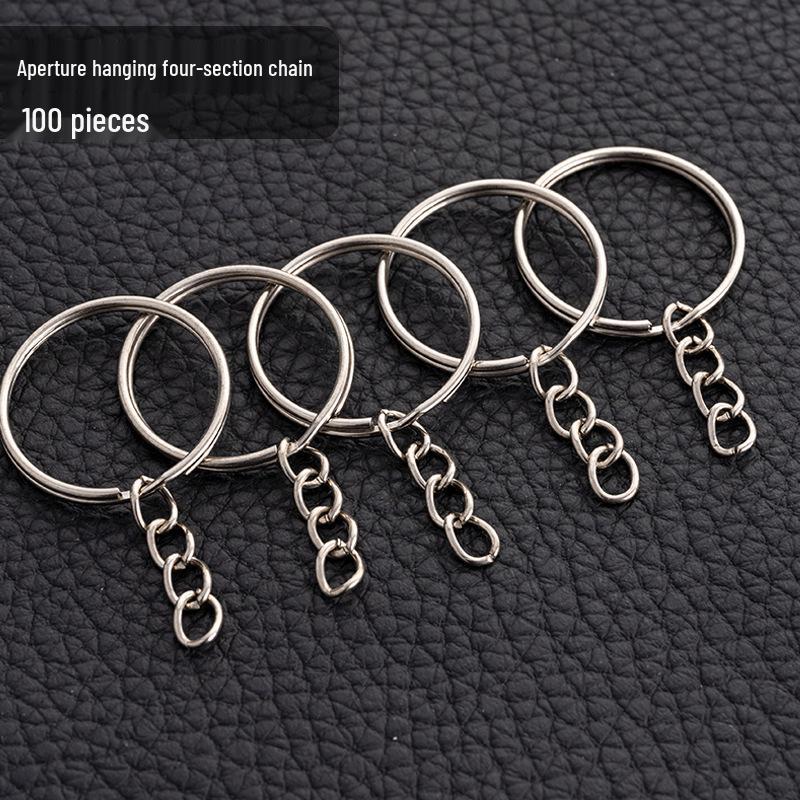 Aperture Keychain: DIY Handmade Metal Pendant & Iron Hanging Chain