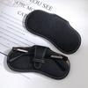 PU Leather Portable Glasses Bag Sunglasses Storage Bags Men and Women Car Glasses Protective Cover Anti-crushing Glasses Clip