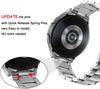 Compatible Stainless Steel Band for Samsung Galaxy Watch 7/6 Classic – Three-Bead Integrated Design
