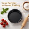 Round Pizza Tray Carbon Steel Baking Tray New Cake Mold  Baking Pizza Cake