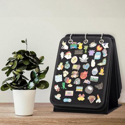 Pin-Ausstellungsständer für 240 Pins, Broschen-Ausstellungshalter, Emaille-Pin-Organizer mit 3 Ordnern und 5 Seiten, Aufbewahrungskalender für die Pin-Sammlung