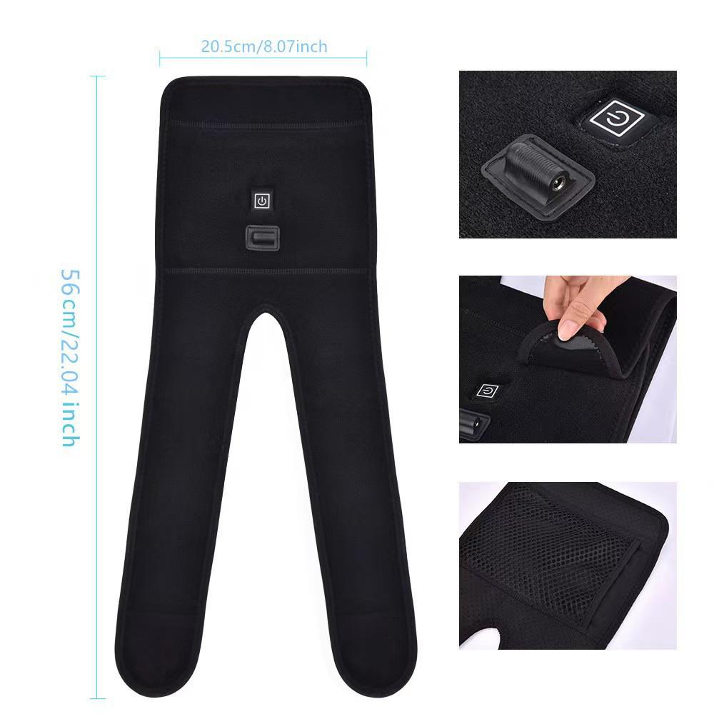 USB Heated Knee Pads for Elderly - Electric Warmth Therapy with Moxibustion and Hot Compress