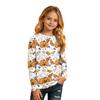 Kids' Halloween Printed Long Sleeve Round Neck T-Shirt