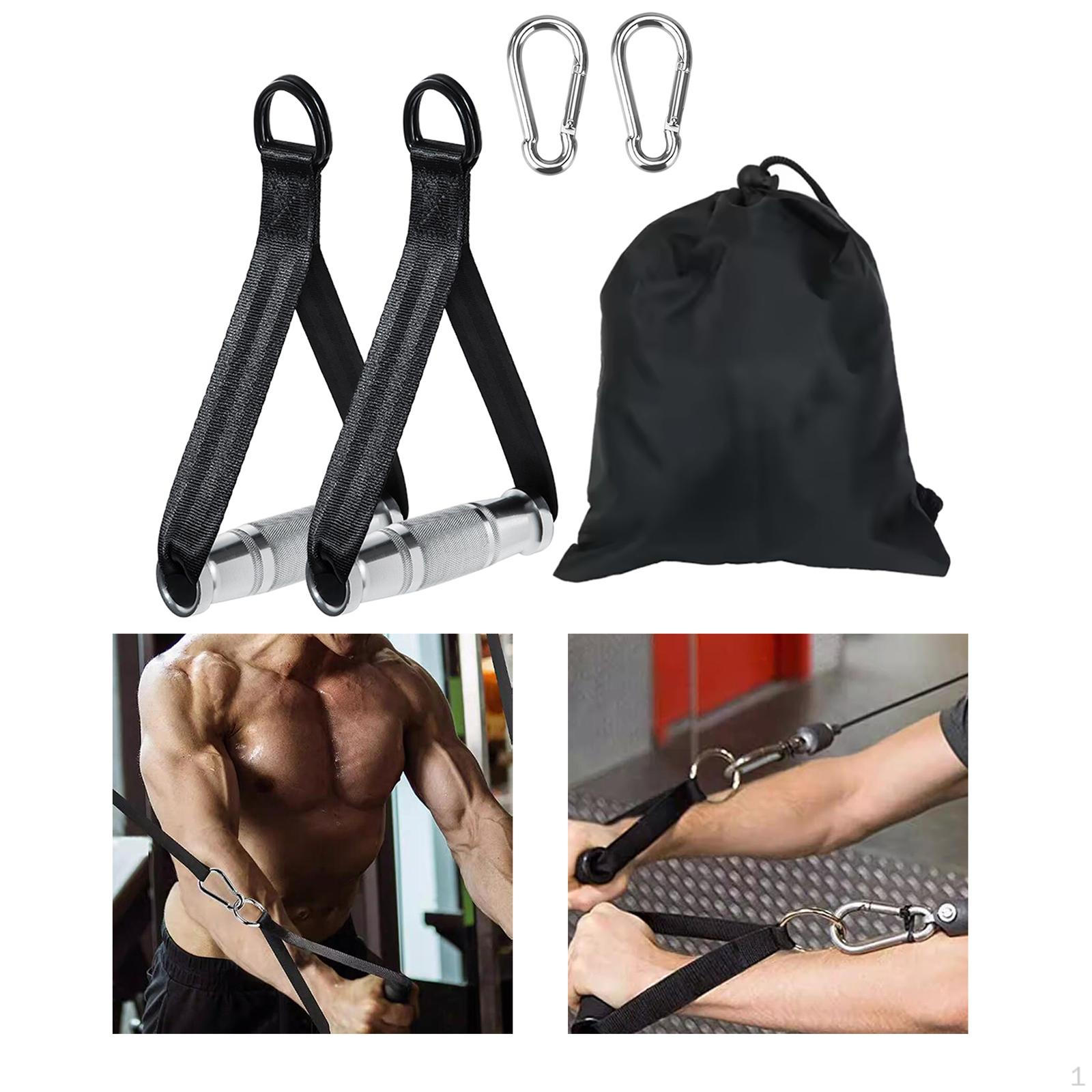 

Cable Machine Pulleys, Resistance Band Handle Attachments for Workouts