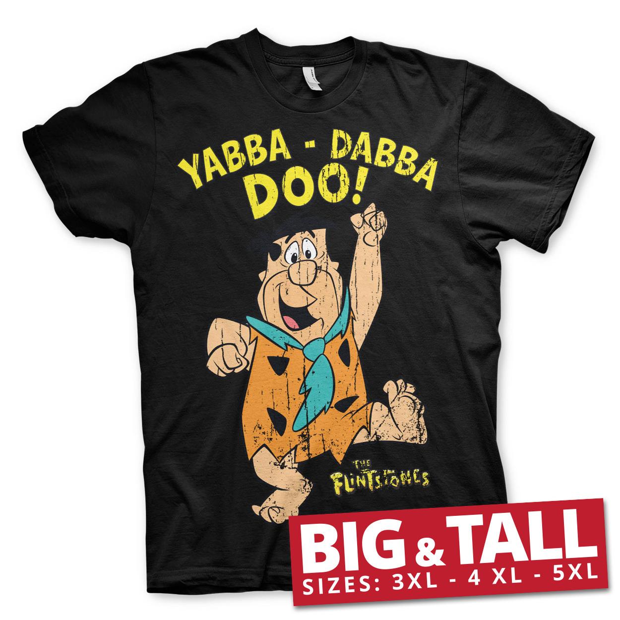 Officially Licensed The FlintstonesYabba-Dabba-Doo 3XL 4XL 5XL Mens T- XXL