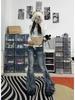 ZYLLO High Quality American Vintage Clothes Raw Edge Design Flared Jeans for Women Patchwork Low-rise Washed Denim Y2k Pants