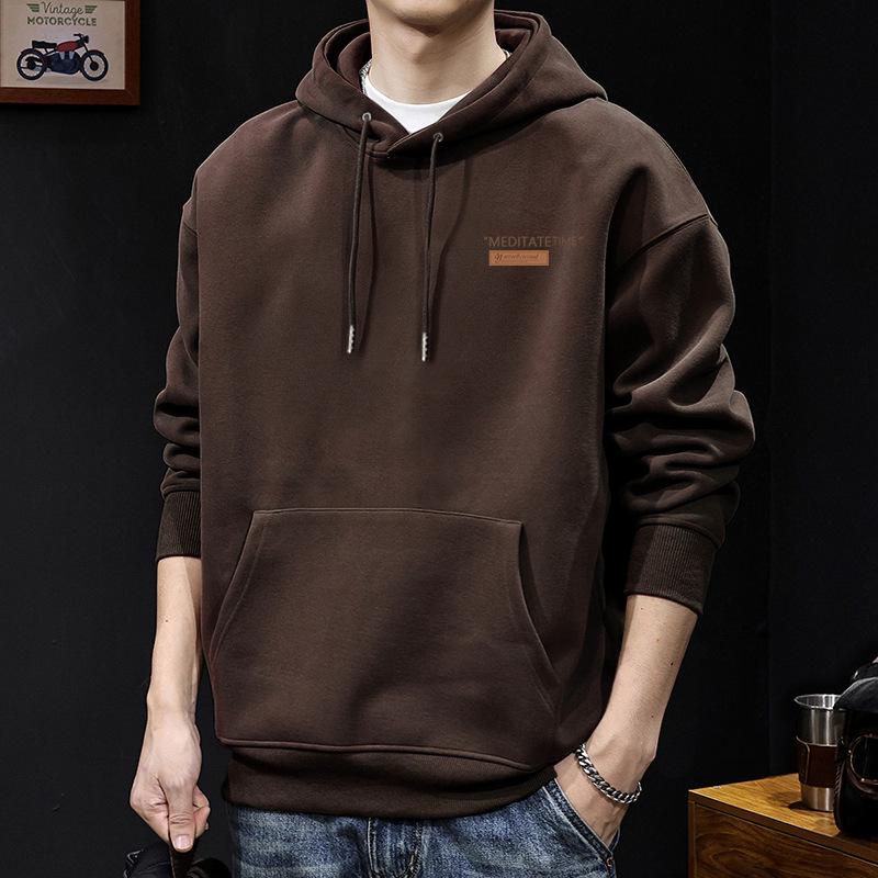 Men's Heavyweight Oversized Retro Hoodie: Perfect for Fall & Winter