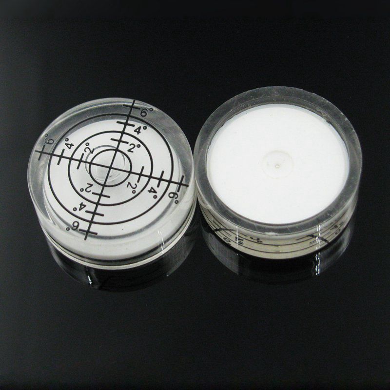 Mini-Wasserwaage, Kunststoff, Bullseye-Wasserwaage, Zubehör für Messgeräte, 32 x 12 mm