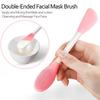 Double Head Silicone Face Mask Brushes Facial Pore Cleaner Brush Mud Film Applicator Women Cleaning Tools Skin Care Tools