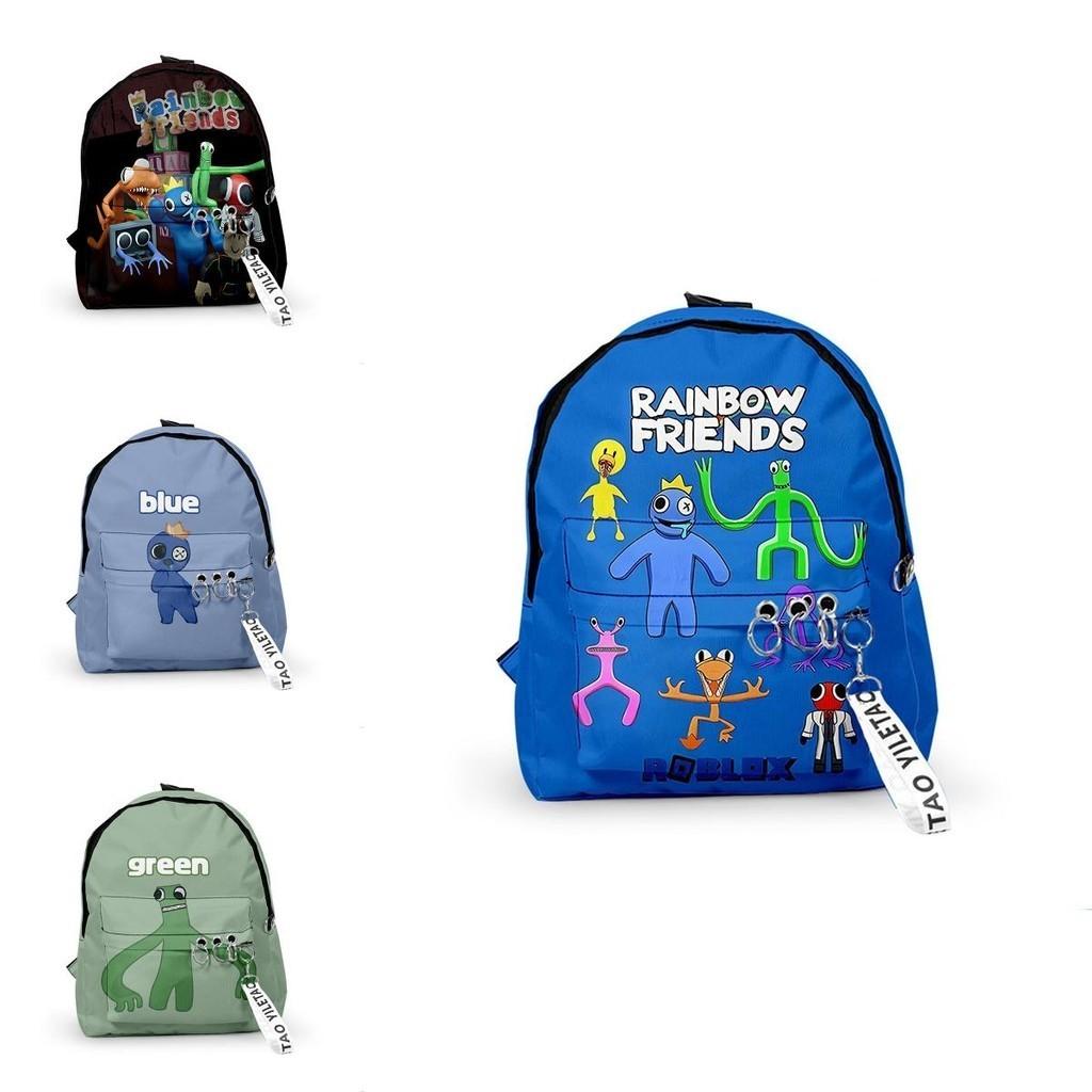 Roblox Rainbow Friends Durable Polyester Backpack Rucksack Schoolbag Travel Xmas Gift