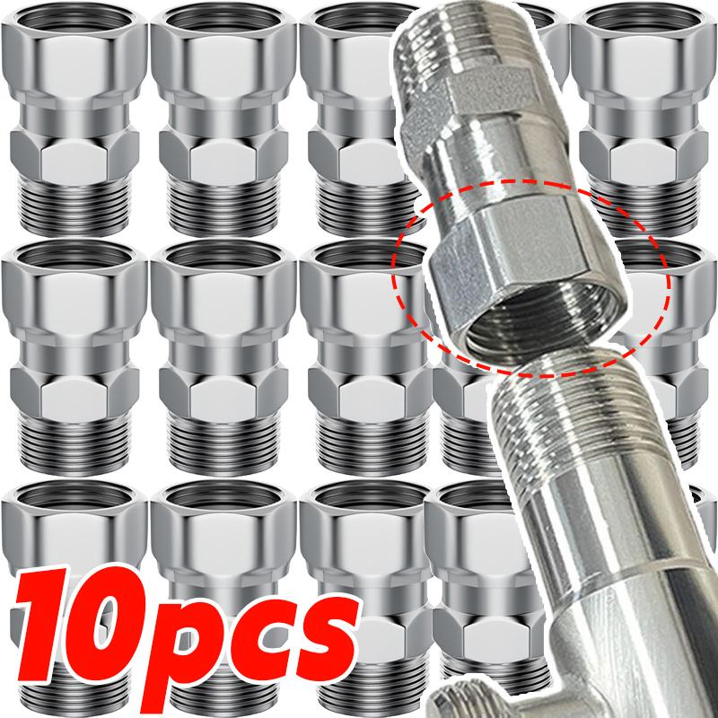 

1/10pcs Stainless Steel Angle Valve Connector Home Kitchen Fastener Hose Tube Connect Faucet Adapter Connectors Fittings 1 pc бронзовий
