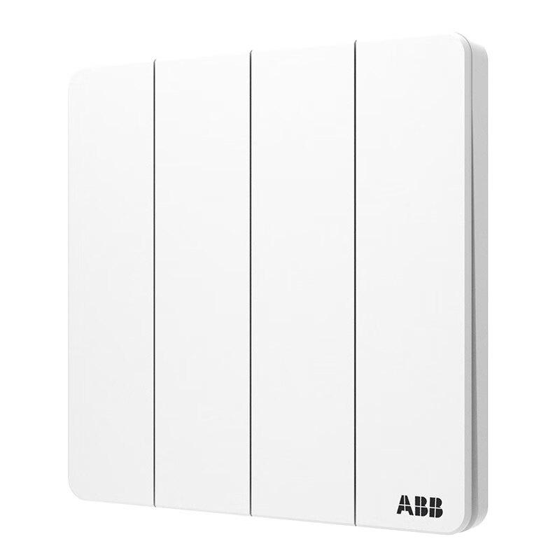 ABB Junchi Series 4-Gang Single Control Wall Switch