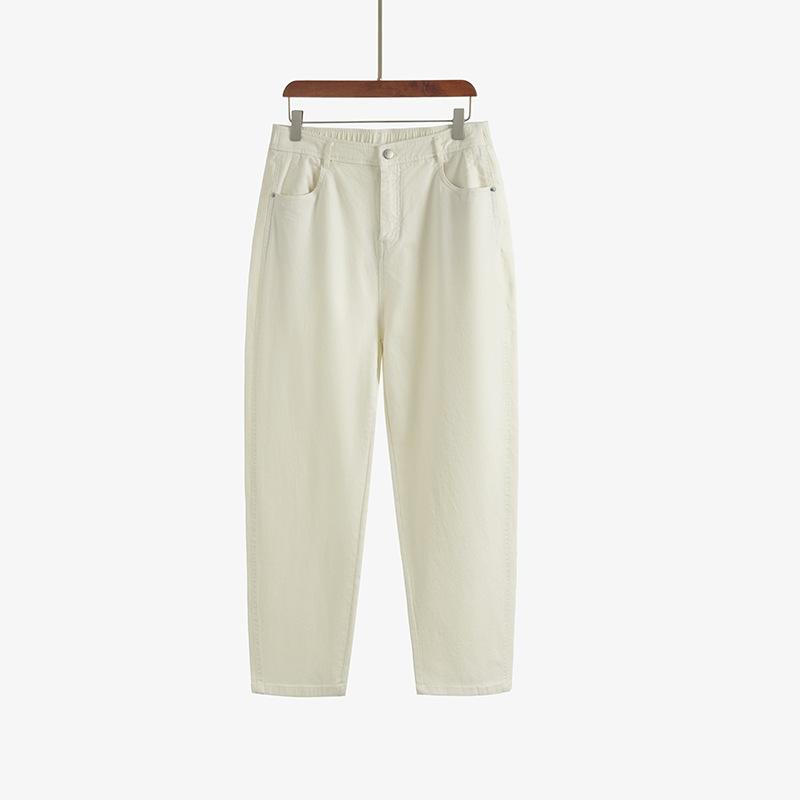 

Женские эластичные свободные прямые брюки больших размеров, весенне-летние брюки с высокой талией, попсовые брюки 4XL абрикосовый