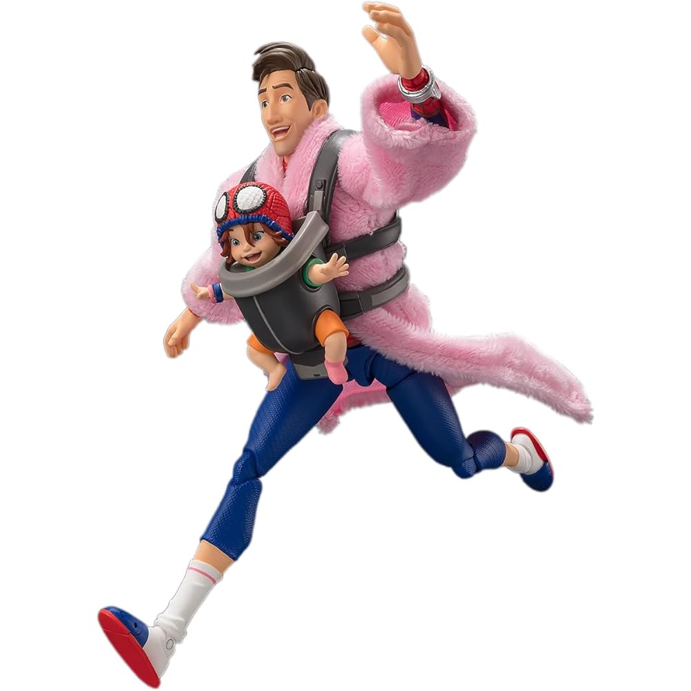 TAMASHII NATIONS Spider-Man Across the Spider-Verse Peter B Parker & Mayday Parker S.H.Figuarts Action Figure