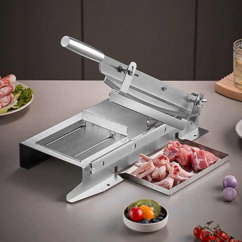 

GIANXI Промышленная машина для резки костей Костяной нож Кухонные инструменты Домашняя машина для резки костей Замороженная курица утка рыба баранина слайсер