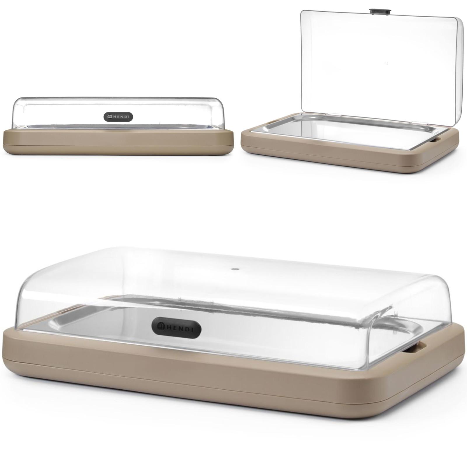 Super Merchant Vitrinekast Met Koel Element Uniq Gn 1/1 - Beige