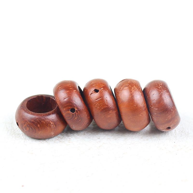 Red Sandalwood Bead Pendant for DIY Jewelry & Crafts