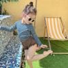 2025 Girls' Swimsuit: Modern Two-Piece & One-Piece Swimwear for Toddlers and Young Girls