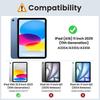 Coque + Verre Trempé - BOOLING - iPad A16 (11") / iPad 10 2022 - Support Rotatif - Doré - Protection