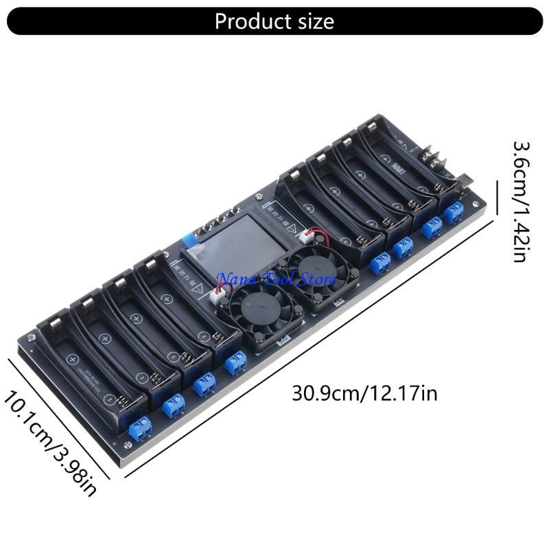 31GJ High Precisions 18650 Battery Tester 8 Channel Capacity Measurement DC5V 10A