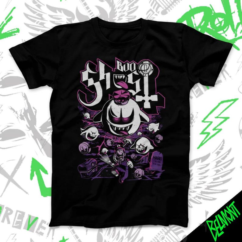 Ghost Hunt 2 kids T-Shirt Unisex  Shirt Heavy Metal Shirt Video Game Tee Gamer Clothing 160
