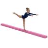 Trave de Equilíbrio 2,4 m, Dobrável, Base Antiderrapante, para 3+ Anos, até 80 kg, Vermelho Claro