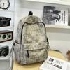 Schoolbag: Forest-style INS new high-look, fresh and sweet printed backpack, lightweight large-capacity backpack for middle and high school students