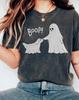 Boo-p Ghost Dog Comfort Colors Shirt, Funny Halloween Dog Mom Graphic Tee
