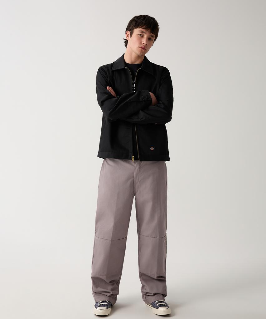 DICKIES Double Knee 85283 Loose Fit Work Pants Silver