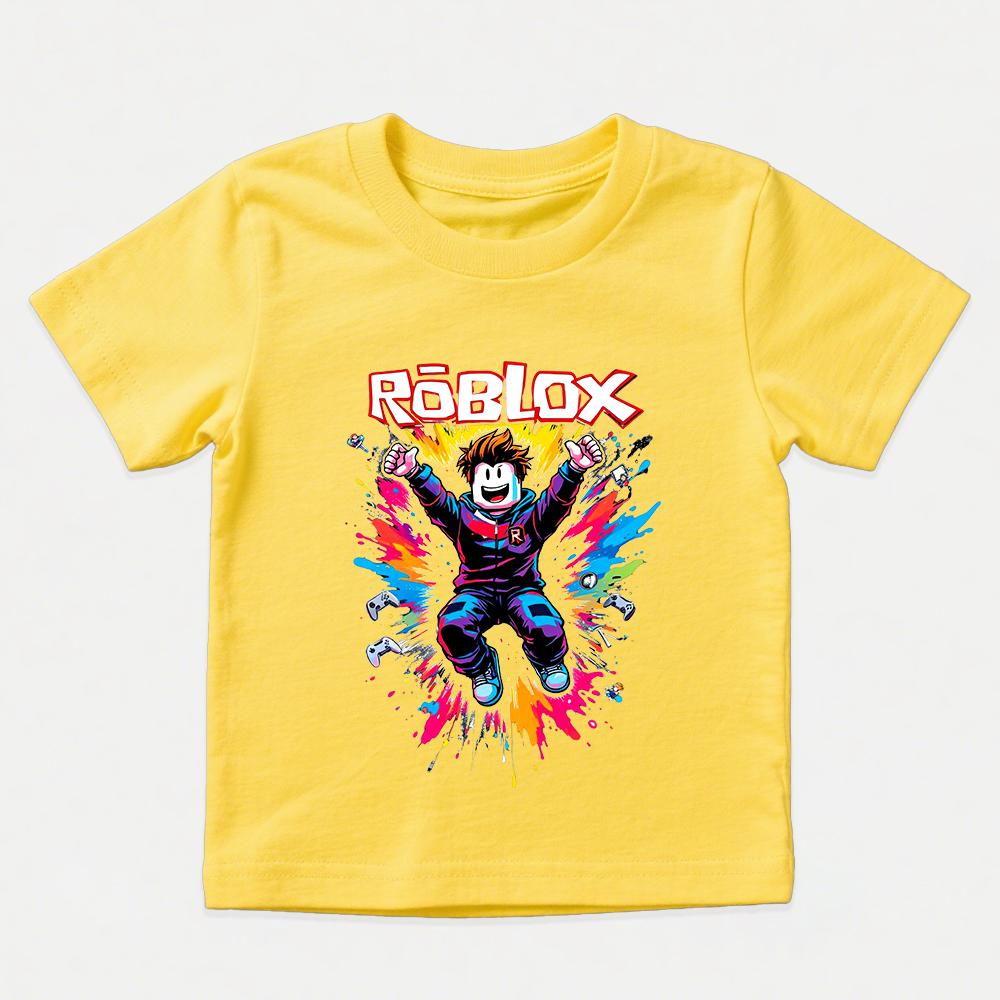Mode Cartoon Spel Grafisch Kinder T-shirt Jongens Meisjes Korte Mouw T-shirt Kinderen Casual Zomer T-shirts Top
