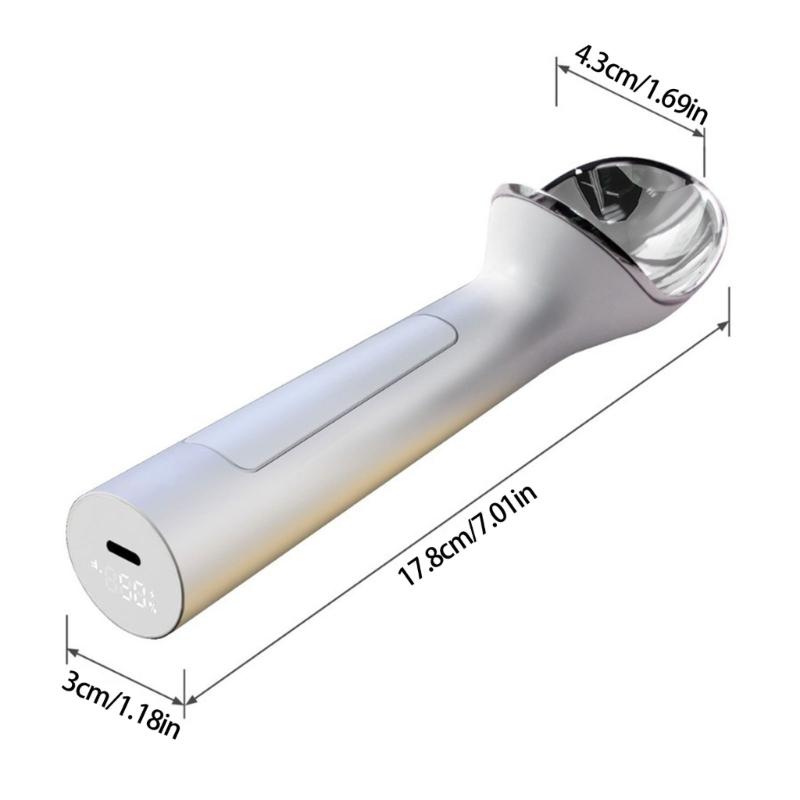 Touch Activated Heated Ice Creams Scoops Ergonomic Handle 40 Second Auto Stopping Rechargeable Battery Kitchen Tool
