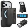2 In 1 Detachable Magnetic Zipper Wallet Cards Holder Cover Phone Case for IPhone 17 Air 16 15 Plus 14 13 12 11 Pro Max